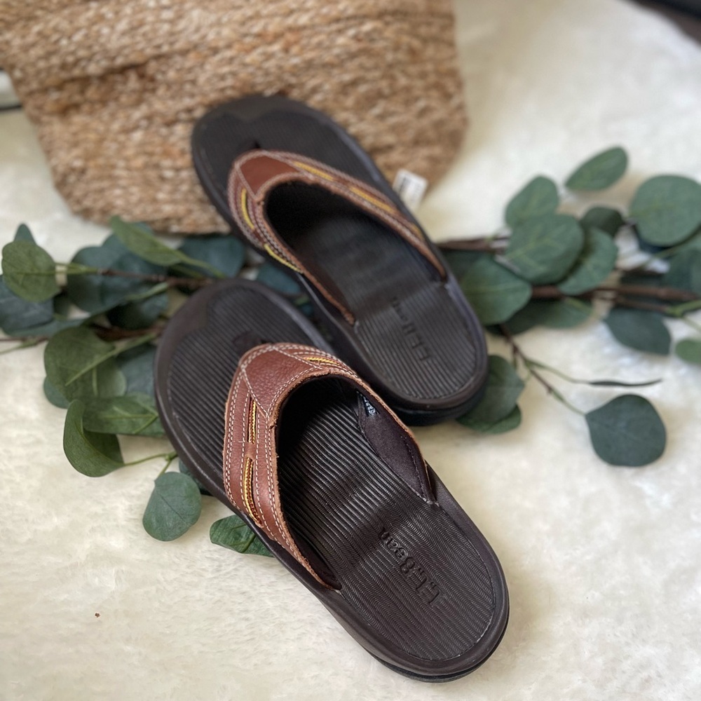 L.L. Bean Brown Flip Flop  Sandals